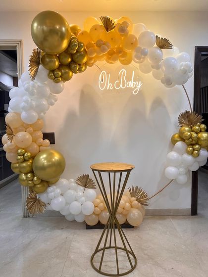 Golu Balloon Decor - Baby Celebration Decor Baby Showers & Welcome Home Setups photo 9