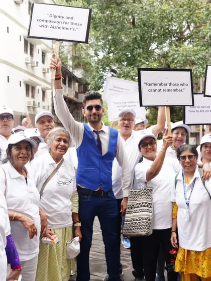 The power of community. Standing united with participants at the Awarathon, an event by Alkem Foundation and HelpAge India, to support a cause that matters.