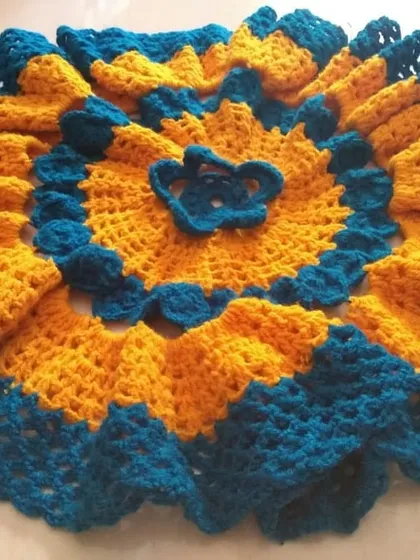 Yes, you can learn to make this! This beautiful dress for a little one was made entirely with crochet. My beginner classes will teach you the foundational skills to create everything from simple patterns to lovely garments like this one.