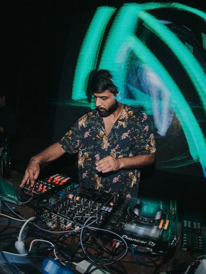 A close-up of the action during the Vortex NCR gig. The visuals were insane, and the energy was through the roof.