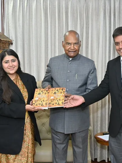 It was a distinct honor to call on the 14th President of India, Shri Ram Nath Kovind. We had an insightful discussion on the 'One Nation, One Election' report, a subject of immense constitutional and administrative importance.