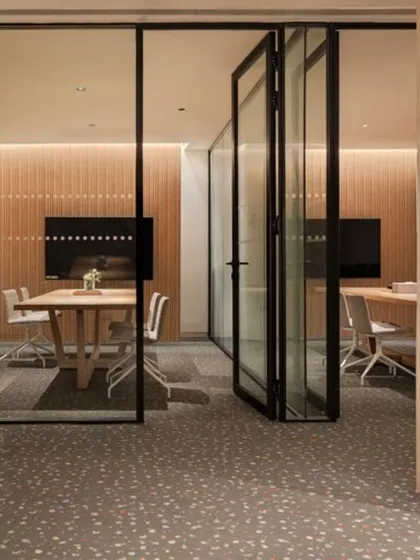 A modern clubhouse must adapt to evolving lifestyles. We integrated this fully equipped business center into the Elevate Clubhouse, featuring glass partitions that maintain a sense of openness and connection to the rest of the space. It’s a quiet, functional zone for work that doesn't feel disconnected from the community's social hub.