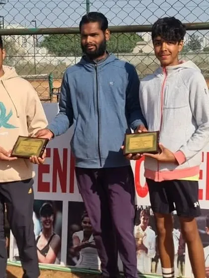 A tournament sweep for my boys, taking home three titles at the AITA Championship Series. Arnav Yadav won U18 Singles, Shreyas Dogial won U16 Singles, and they paired up to win U18 Doubles.