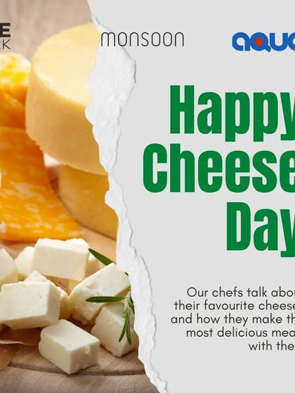 Happy Cheese Day! A post celebrating our love for cheese and how we use different varieties in our dishes.