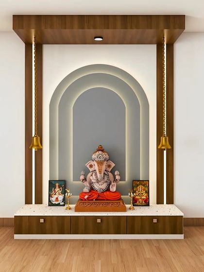Interior Design - Pooja Room Design Modern & Minimalist Pooja Units photo 7