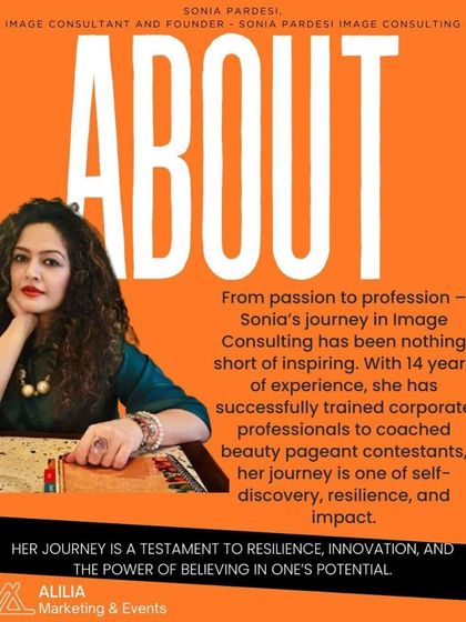 A feature from ALILIA detailing my 14-year journey in Image Consulting. My career has been a testament to the power of believing in one's potential and the impact of helping others do the same.