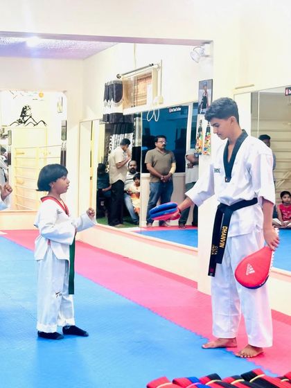 CTA Taekwondo & Fitness Clubs - Taekwondo for Kids & Teenagers Dynamic Kicking & Sparring Drills photo 11