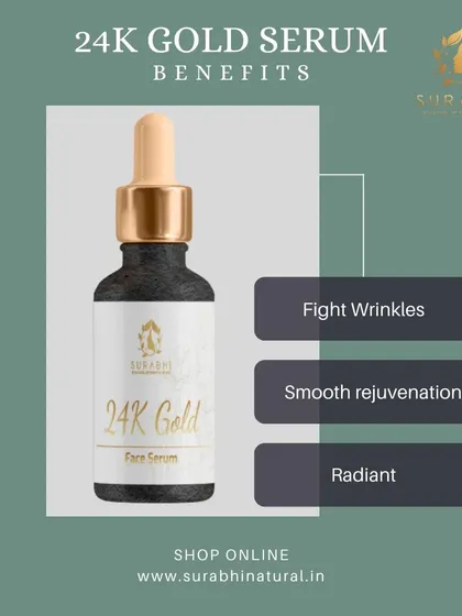 The 24K Gold Serum is one of our most popular anti-aging products. It helps fight wrinkles, provides smooth rejuvenation, and leaves your skin looking radiant and youthful.
