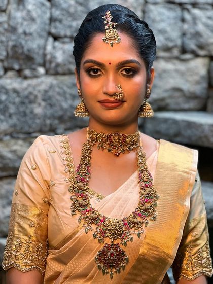 Himabindu - Bridal Makeup Classic South Indian Muhurtham Looks photo 41