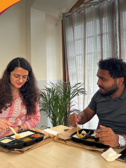 Bringing the warmth and familiarity of home-cooked meals to your workplace. It’s always a pleasure to see colleagues enjoying our food together during their lunch break.