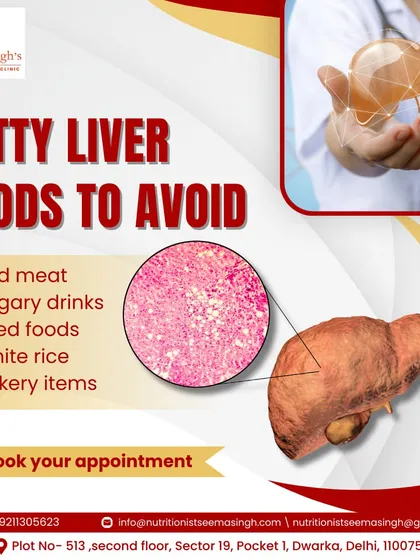 A fatty liver diagnosis can be concerning, but your diet is a powerful tool for healing. Avoiding red meat, sugary drinks, fried foods, white rice, and bakery items is the first step. I help clients reverse fatty liver naturally, one meal at a time.