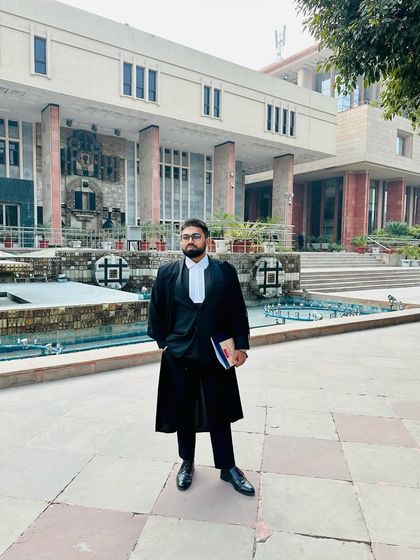 At the Delhi High Court. The practice of law, much like life itself, teaches you valuable lessons every single day. The key is to continue learning and growing.