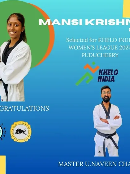 Another one of my dedicated athletes, Mansi Krishna, ready to compete at the Khelo India Women's League. Her selection is a result of consistent effort and training.