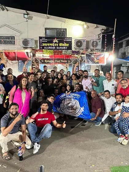 A huge group of bikers who visited us. We were thrilled to host them.
