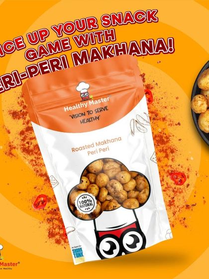 Who said healthy can't be exciting? Spice up your snack game with our Peri Peri Makhana, perfect for a fiery and crunchy kick anytime.
