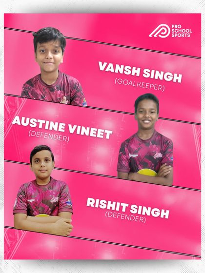 The defensive line and goalkeeper for our Under-12 DPDL team.