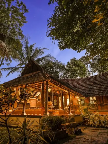 As dusk settles over Ayurvedagram, our heritage buildings are bathed in a warm, inviting glow. This tranquil evening ambiance provides the perfect backdrop for relaxation and introspection, allowing you to disconnect from the world and reconnect with yourself.