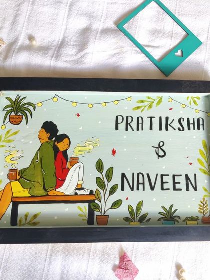 Mirakhi Design Studio - Bespoke Art Pieces & Decor Custom Hand-Painted Nameplates photo 4