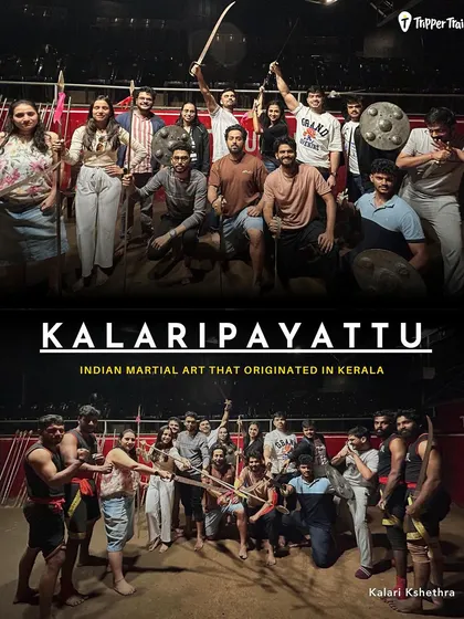 Witnessing a Kalaripayattu performance in Munnar. This ancient Indian martial art is a powerful display of skill, discipline, and Keralan culture.