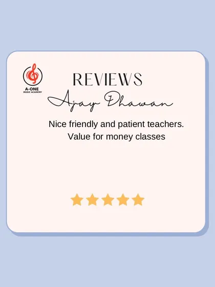 This review from Ajay mentions our friendly, patient teachers and value-for-money classes. We strive to create a positive and affordable learning environment for everyone.