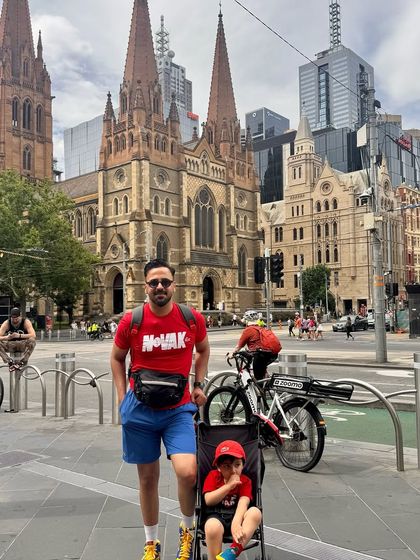 Exploring the beautiful city of Melbourne with my son. As an Australia migration consultant, I believe it's important to know the cities and the culture you are helping people move to.