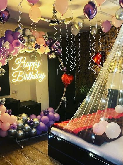Sanjay - Balloon Decoration for Parties & Celebrations Romantic Room Decorations photo 11