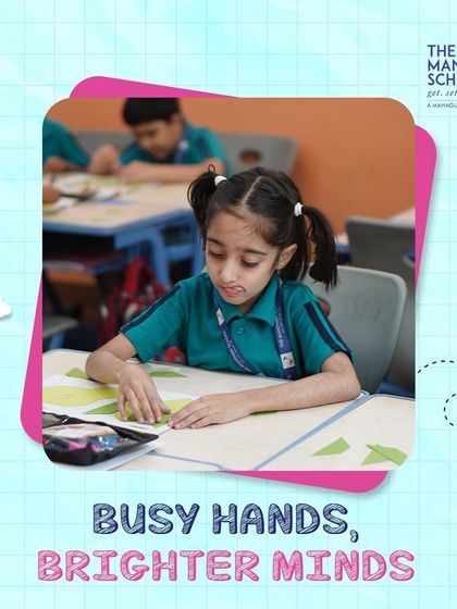 Busy hands lead to brighter minds. We encourage hands-on learning activities that engage students and make education a fun, tactile experience.