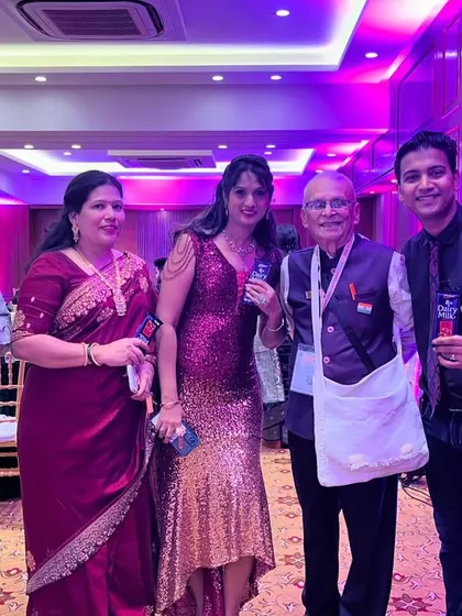 With the esteemed doctors and organizers at the Indian Medical Association conference. It was an honor to serve the medical community.