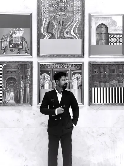 Standing before a wall of art, I am always reminded to "Boldly Go Forth." Every piece of art is a new journey, and as an artist, I am constantly inspired to explore new creative paths.