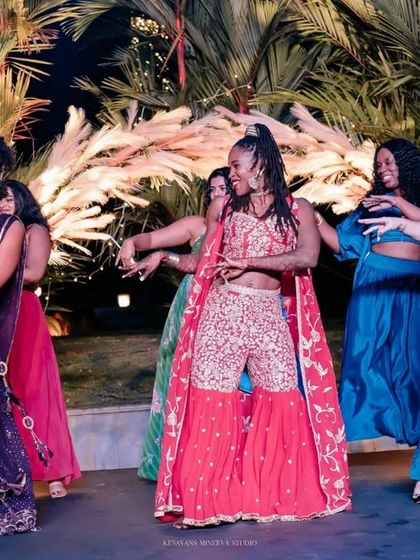 Crimson and Cherry - Full-Service Wedding Planning & Execution Vibrant Sangeet & Mehendi Nights photo 8