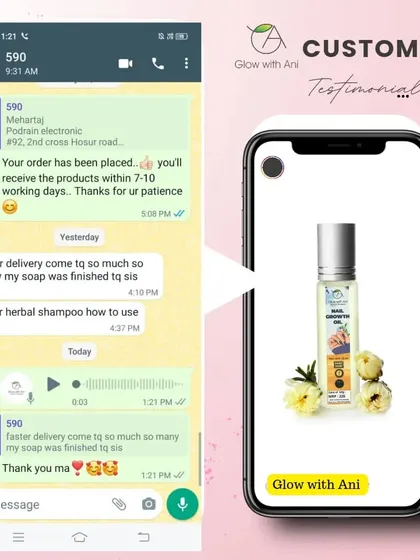 This customer was so happy with the fast delivery and the herbal shampoo. I always try to make sure your products reach you quickly because I know how it feels to wait for something you need.