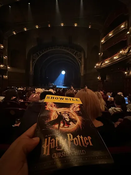 My journey in music is also about experiencing other art forms. Here is the showbill from "Harry Potter and the Cursed Child," a Broadway show I saw in New York.