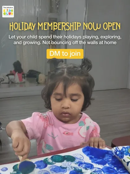 Our Holiday Membership is now open. Let your child spend their vacation playing, exploring, and growing with us, instead of bouncing off the walls at home.