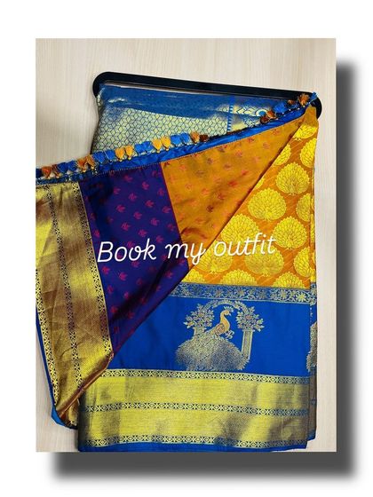 Book My Outfit - Indian Ethnic Wear Rental Silk Sarees with Designer Blouses photo 14
