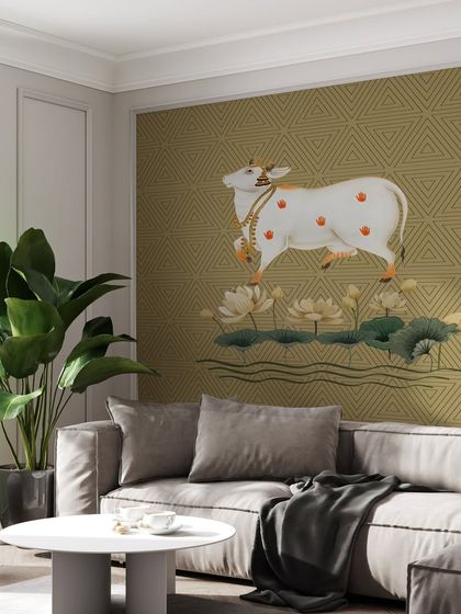 Best of Bharat - Custom Wallpaper & Installation Traditional & Cultural Designs photo 20