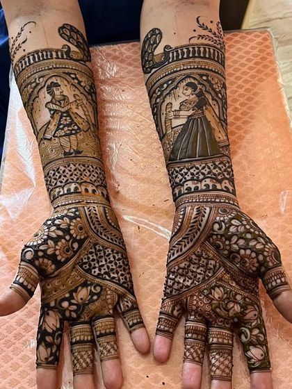 Mohak Mehendi - Professional Mehndi Artistry Personalized Storytelling Mehndi photo 7