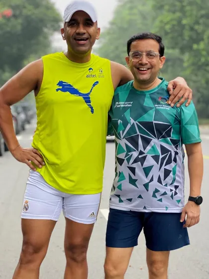 Two of our strongest runners celebrating a milestone birthday. They are role models for all of us.