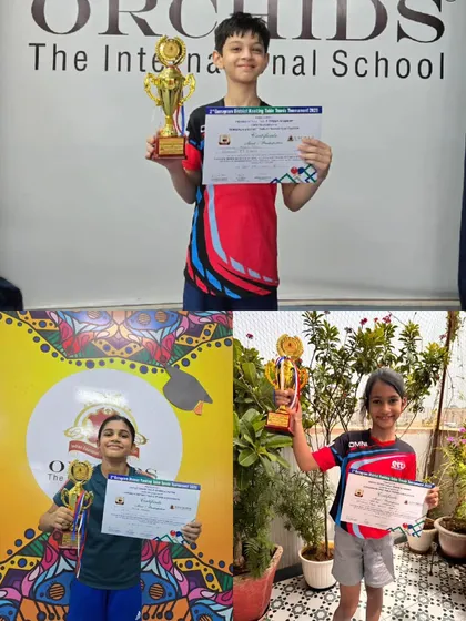 We celebrate every victory, big and small. This collage showcases the fantastic results from the Gurgaon District Table Tennis Tournament, with our players securing gold and silver medals. It highlights the depth of talent we are nurturing across different age groups.