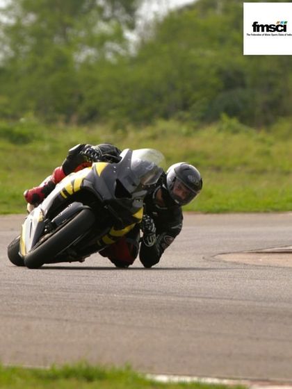 Another example of extreme lean angle. These are the moments we train for, combining technique, practice, and a deep understanding of motorcycle dynamics.