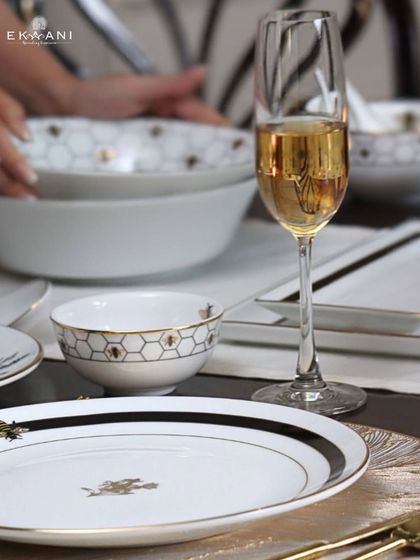 Ekaani - Luxury Home & Spiritual Decor The Ichkan Collection: Fine Porcelain Dining photo 4