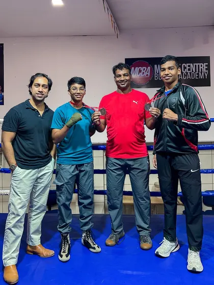 Results speak louder than words. Here are our national champions, Siddhesh and Riddhi Pawase, with their bronze medals from the CBSE National Boxing Championships. Hum sirf train nahi karte, hum champions banate hain.