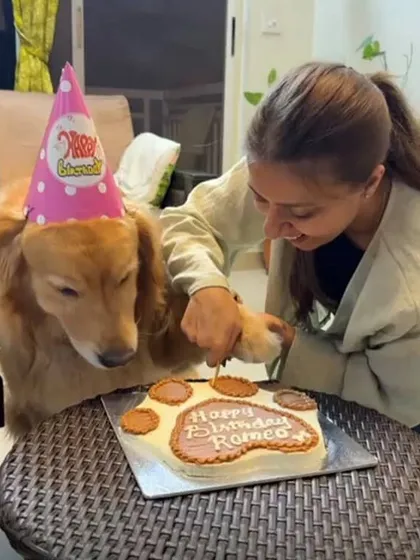 These are the moments we live for. We help you create memories, like helping your best friend "cut" their very own birthday cake. It's a celebration of the incredible bond you share.