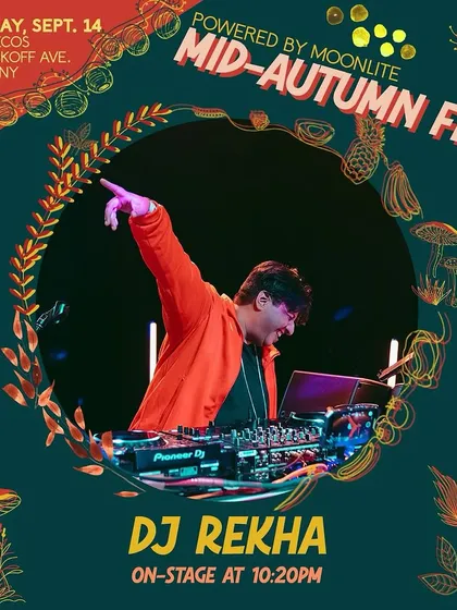 The flyer for my set at the Mid-Autumn Fest in Queens. It's always special to play for a festival that celebrates community and culture.