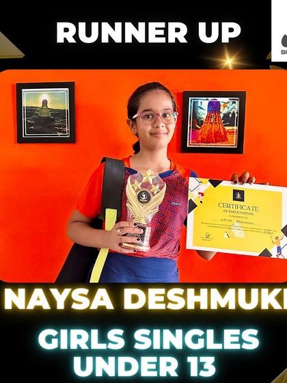 Manoj Kumar - Badminton Coaching for Kids & Youth Our Tournament Champions photo 48