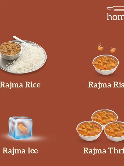 When it comes to Rajma, one serving is never enough. There's Rajma Rice, the ambition to Rajma Rise, the cool thought of Rajma Ice, and the reality of ordering Rajma Thrice.