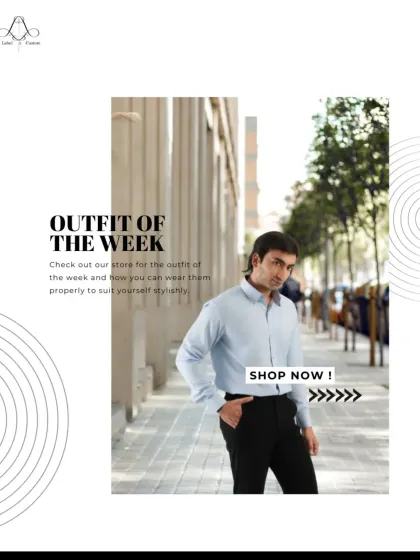 I believe even your everyday basics should be special. This sky blue cotton shirt is custom-tailored for a perfect fit, eliminating any pulling or bunching. It’s a versatile piece designed for brunches, casual Fridays, or any time you want to feel comfortable and look sharp.