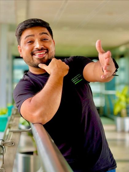 A playful shot, inviting you to join the fun. This is the energy we bring to every single class.