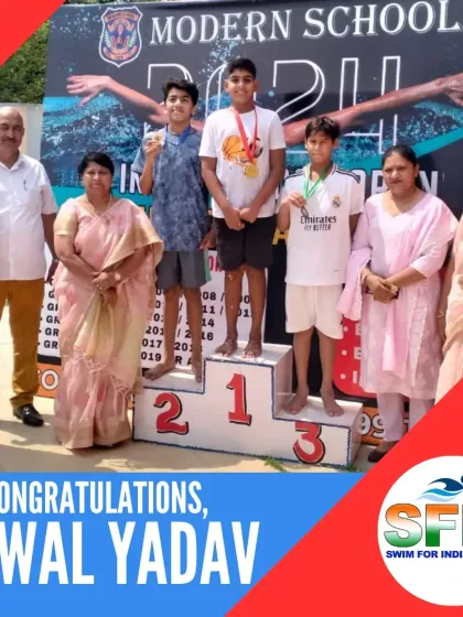 Ujjwal Yadav with his family after winning 4 gold medals and 1 silver. This is a victory for the whole family.