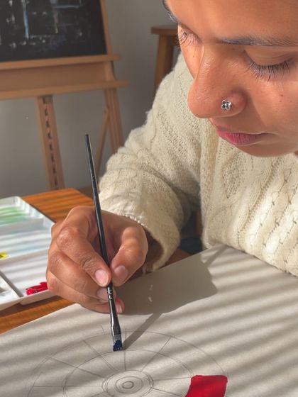 Anupama - Custom Artwork & Murals The Artist's Corner: My Studio, Process & Musings photo 22