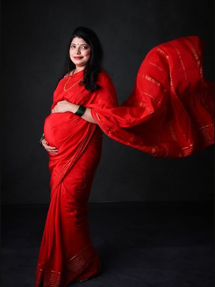 WonderBump Studio - Baby Shower Photography Traditional Saree Sessions photo 11